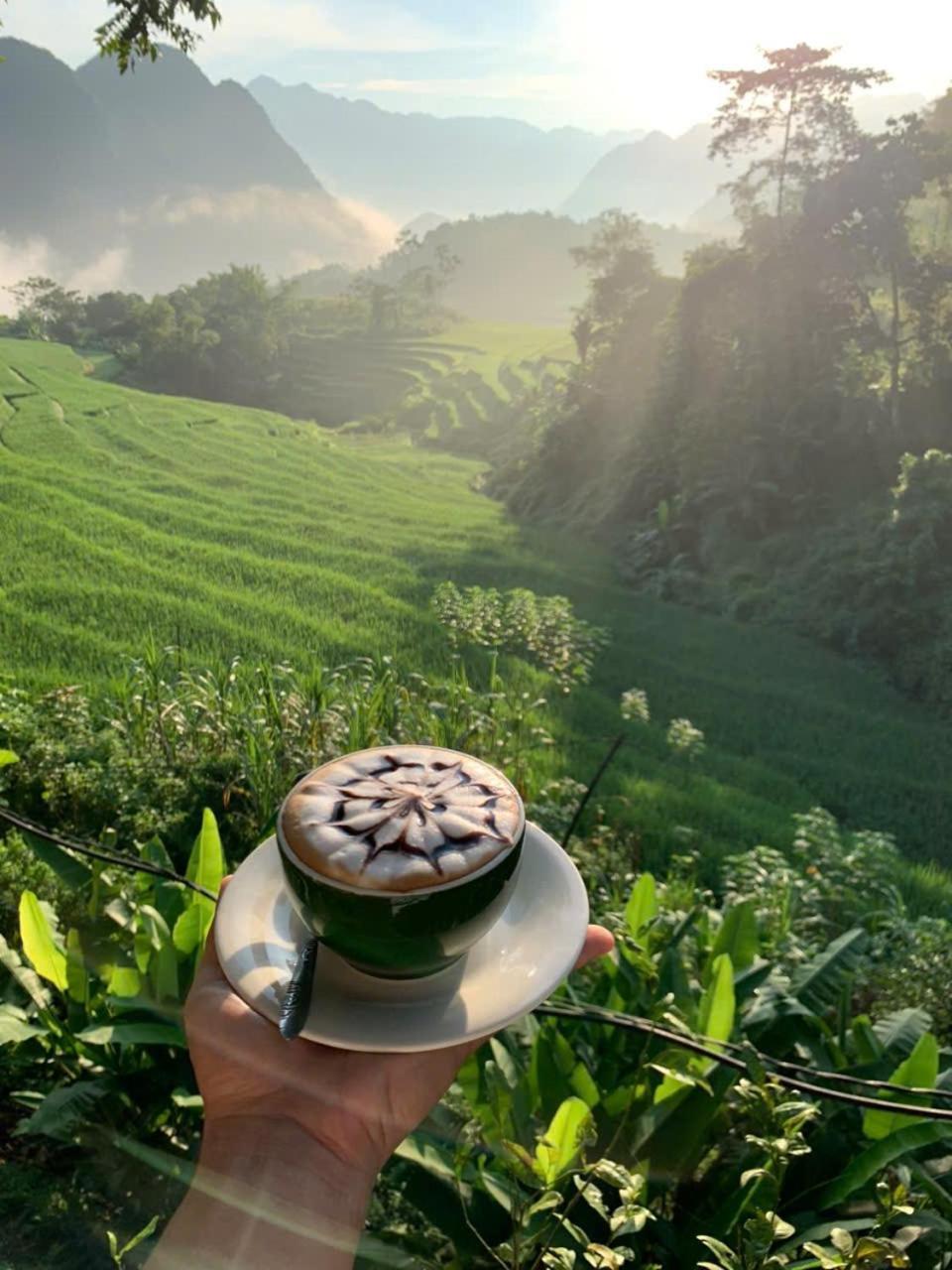 Bed and Breakfast Puluong Aroma Huong Ba Thuoc Esterno foto