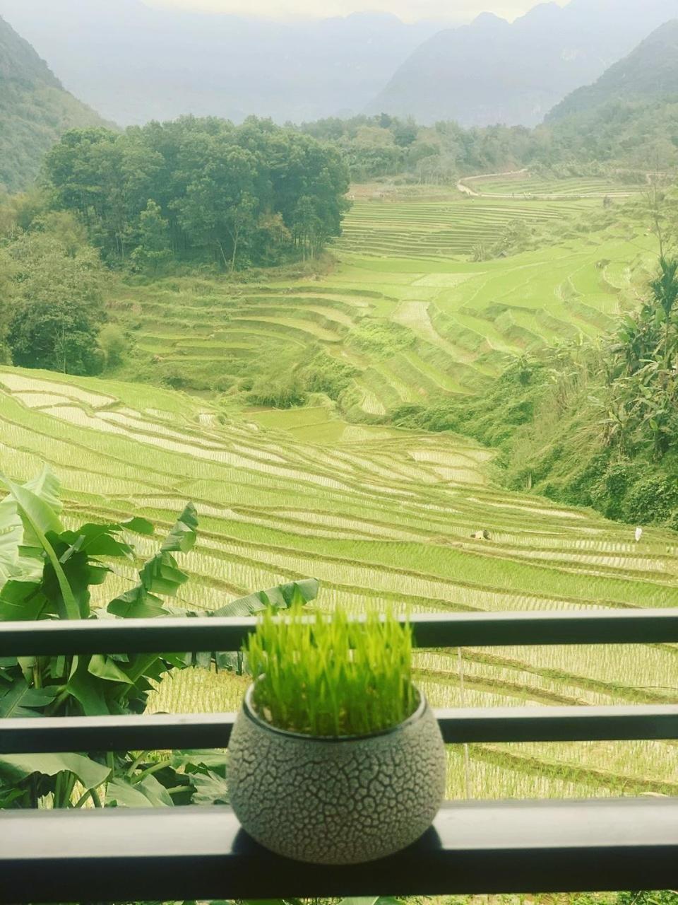 Bed and Breakfast Puluong Aroma Huong Ba Thuoc Esterno foto